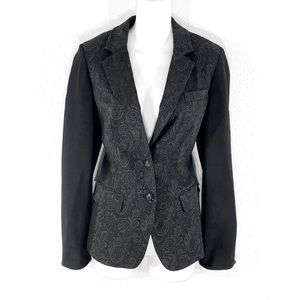 Etcetera Black Patterned Blazer